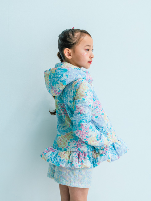 BUNNY | アウター - ラベンダーマルチフラワー 【公式】fafa(フェフェ