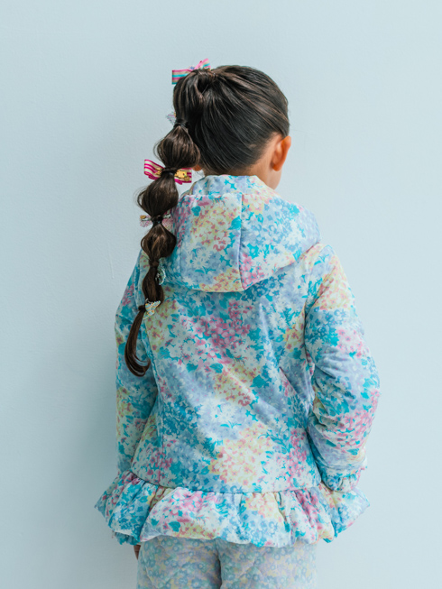 BUNNY | アウター - ラベンダーマルチフラワー 【公式】fafa(フェフェ