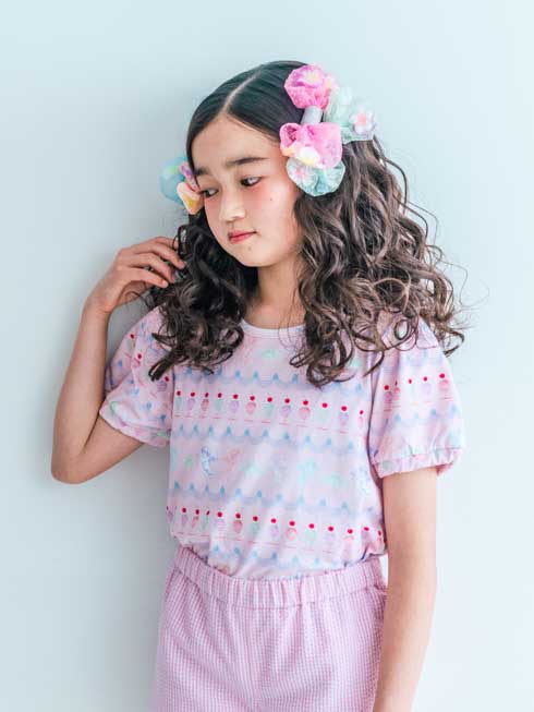 MARTYLE | パフスリーブTシャツ - シャーベットピンクパーラー 【公式