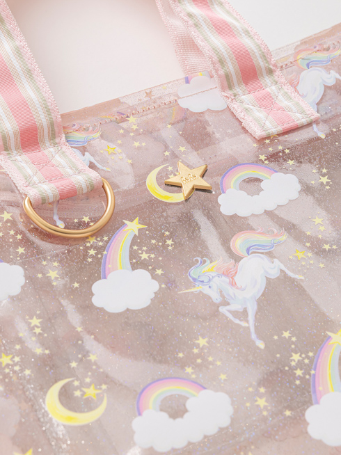 LARA ROSE | PVCトートバッグ - ユニコーン 【公式】fafa(フェフェ