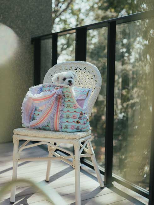 パビリーヒルズ リアルファー　キャリーバッグ パビリーヒルズ リアルファー キャリーバッグ