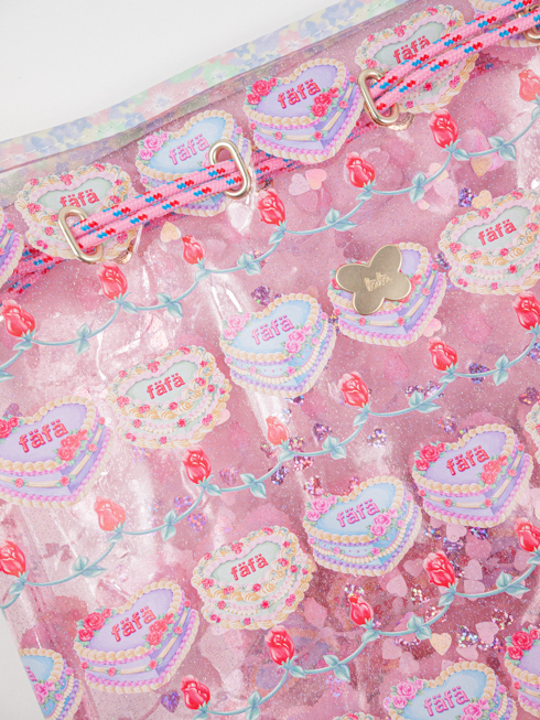 BETTIE BEE | プールバッグ - ピンクケーキ 【公式】fafa(フェフェ