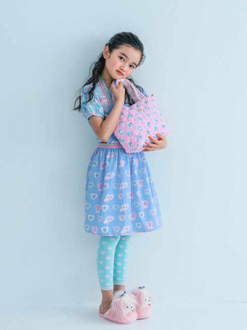 OLIUVIA ROSE | キルティングトートバッグ - ピンクプードル 【公式