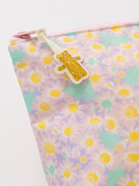 LEOKADIA | ポーチ(S) - ベビーピンクデイジー 【公式】fafa