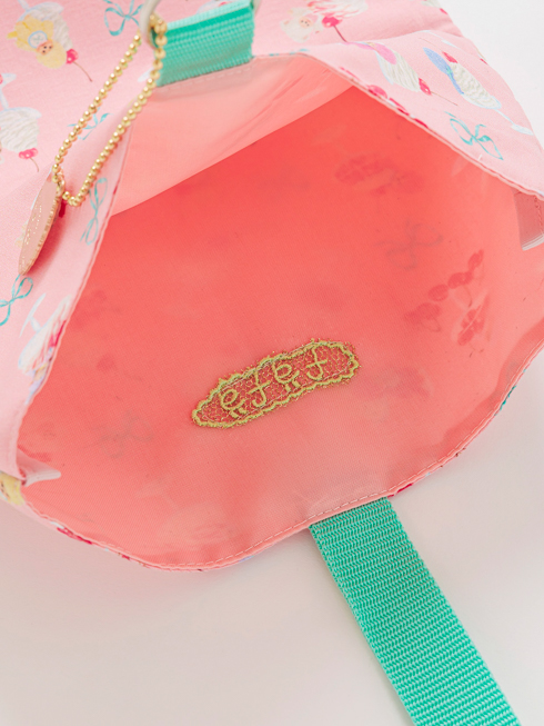 GOGO | シューズポーチ - バブルガムピンクモンチッチ【ゆうパケット2