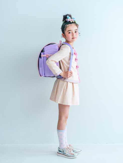 2026年新入学ランドセル - パウダーピンクxライラック
